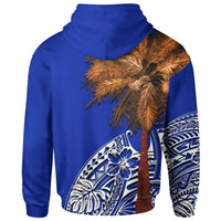 Guam Hoodie Guahan Palm Tree Polynesian Pattern - Polynesian Pride