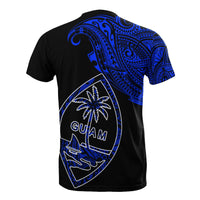 Guam T Shirt Sail Boat Blue Style - Polynesian Pride