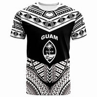 GuamT Shirt Tribal Pattern Cool Style White Color Unisex White - Polynesian Pride