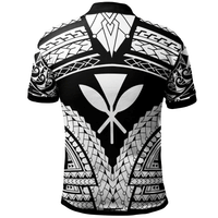 Hawaii Polo Shirt A Piece Of My Heart White Color - Polynesian Pride