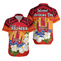 French Polynesian Matching Dress and Hawaiian Shirt Happy Internal Autonomy Day Special Version LT14 - Polynesian Pride