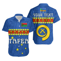 Custom Matching Hawaiian Shirt and Dress Tafea Province Vanuatu Pig Tusk Polynesian Flag Style LT14 - Polynesian Pride