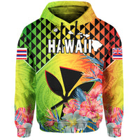 Custom Hawaii Hoodiean Tribal Kanaka Maoli Hibiscus LT14 - Polynesian Pride