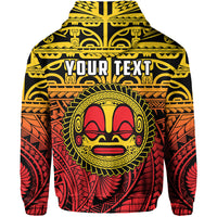 Custom Marquesas Islands Zip Hoodie Mata Tiki Polynesian Pattern LT13 - Polynesian Pride