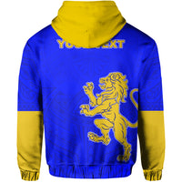 Custom Suva Grammar Zip Hoodie Happy Anniversary LT13 - Polynesian Pride