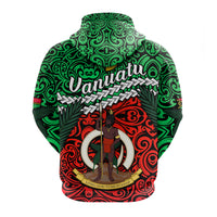 Vanuatu Zip Hoodie Simple LT13 - Polynesian Pride
