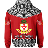 Kolisi Tonga Zip Hoodie College Atele Mate Maa Tonga LT13 - Polynesian Pride