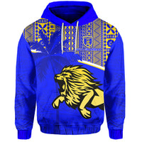 Suva Grammar School Hoodie Spirit Lion LT13 Unisex Blue - Polynesian Pride