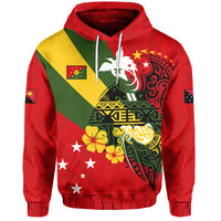 Eastern Highlands Province Hoodie Peaceful PNG LT13 Unisex Red - Polynesian Pride