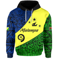 Malampa Province Hoodie Vanuatu Pattern LT13 Unisex Yellow - Polynesian Pride