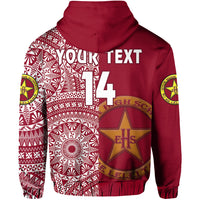 (Custom Text and Number) Tonga Eua High School Hoodie Class of Year Tongan Ngatu Pattern LT14 - Polynesian Pride