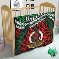 Vanuatu Premium Quilt Simple Version 2 LT13 Green - Polynesian Pride