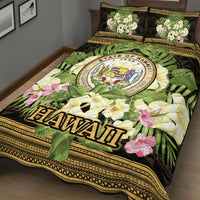 Hawaii Quilt Bed Set - Polynesian Gold Patterns Collection - Polynesian Pride