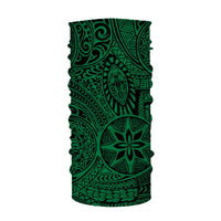 Hawaii Bandana Polynesian Hawaiian Style Tribal Tattoo Green One Size Green - Polynesian Pride