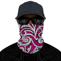 Hawaii Bandana Polynesian Maori Ethnic Ornament Pink - Polynesian Pride