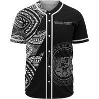 Hawaii Custom Personalized Baseball Shirt - Flash Style White Unisex White - Polynesian Pride