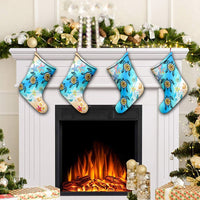 Hawaii Fresh Beach Turtle Plumeria Christmas Stocking - AH - Brian Style - Polynesian Pride