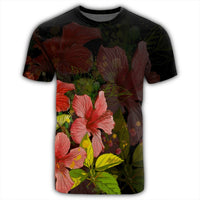 Hawaii Hibiscus Tree T Shirt - Polynesian Pride