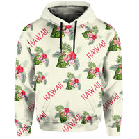 Hawaii Hoodie Hoodie Hibiscus Plumeria Tropical Style - Polynesian Pride