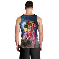Hawaii Kanaka Colorful Hula Girl Tank Top - Dinh Style - Polynesian Pride