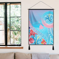 Hawaii Map Sweet Dream Kanaka Polynesian Hibiscus Hanging Poster - AH - Polynesian Pride