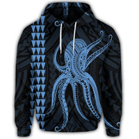 Hawaiian Octopus KaKau Polynesian Hoodie Pastel - Polynesian Pride
