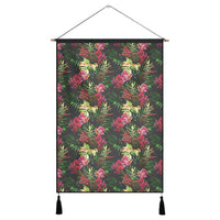 Hawaii Palm Leaves Pineapples Jungle Leaf Hanging Poster - AH Hanging Poster 43 x 65 cm Cotton And Linen - Polynesian Pride