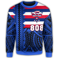(Personalized) Hawaii - Hawaiian Hawaii Flag Sweatshirt - Speaka Style - AH - Polynesian Pride