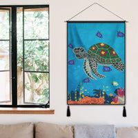 Hawaii Sea Cartoon Hanging Poster - AH - Polynesian Pride