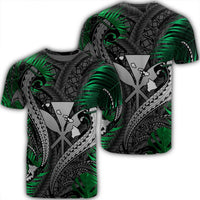 Hawaii Shark Polynesian Tropical T Shirt Gray Unisex Black - Polynesian Pride