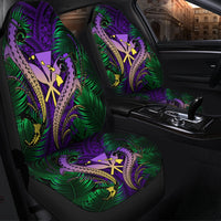 Hawaii Shark Polynesian Tropical Car Seat Covers - Purple - AH - Polynesian Pride