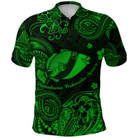 Hawaii State Fish: Humuhumu Nukunuku Apuaa Polynesian Polo Shirt Unique Style Green LT8 - Polynesian Pride