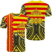 Hawaii Hawaiian Mauna Kea T Shirt Speaka Style Unisex Yellow - Polynesian Pride