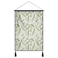 Hawaii Tropical Green Pattern Hanging Poster - AH- Hanging Poster 43 x 65 cm Cotton And Linen - Polynesian Pride