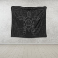 Hawaii Turtle Fixed Gray Tapestry AH - Polynesian Pride