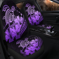Hawaii Turtle Map Polynesian Car Seat Covers Safety Violet 2 - AH - Polynesian Pride