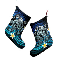 Hawaii Turtle Plumeria Polynesian Christmas Stocking - Mela Style - AH - Polynesian Pride