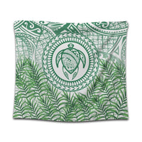 Hawaii Turtle Polyneian Palm Tree Leaf Tapestry - AH Wall Tapestry Black - Polynesian Pride