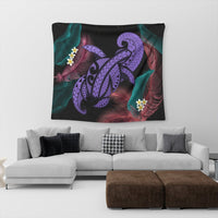 Hawaii Turtle Polynesian Tropical Tapestry - Ghia Style Purple - AH - Polynesian Pride