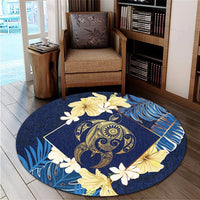 Hawaii Turtle Tropical Round Carpet - Taha Style - AH - Polynesian Pride