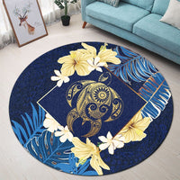 Hawaii Turtle Tropical Round Carpet - Taha Style - AH - Polynesian Pride