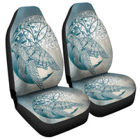 Hawaii Wave Kanaka Turtle Car Seat Covers - AH Universal Fit Black - Polynesian Pride