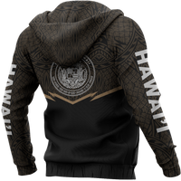 Hawaii Polynesian Hoodie Gold Energy Style - Polynesian Pride