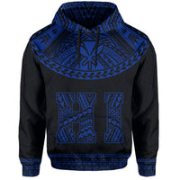 Hawaii Kanaka Polynesian Hoodie Divinity Blue - Polynesian Pride