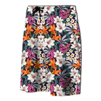 Hawaii Seamless Exotic Pattern With Tropical Leave Board Shorts - Polynesian Pride