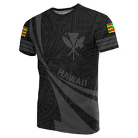 Kanaka Polynesian T Shirt Gray Doma Style - Polynesian Pride