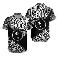 FSM Chuuk Hawaiian Shirt Unique Vibes - Black LT8 Unisex Black - Polynesian Pride