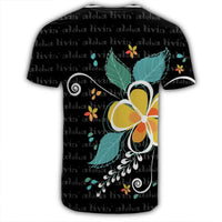 Hawaiian Aloha Plumeria Polynesian T Shirt - Polynesian Pride