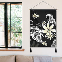 Hawaiian Butterfly Plumeria Polynesian Hanging Poster - AH - Polynesian Pride