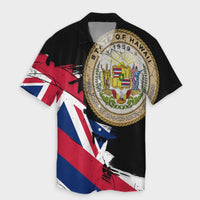 Matching Dress and Hawaiian Shirt Hawaii Flag Coat Of Arms Of Hawaii Polynesian Classic Style RLT14 - Polynesian Pride